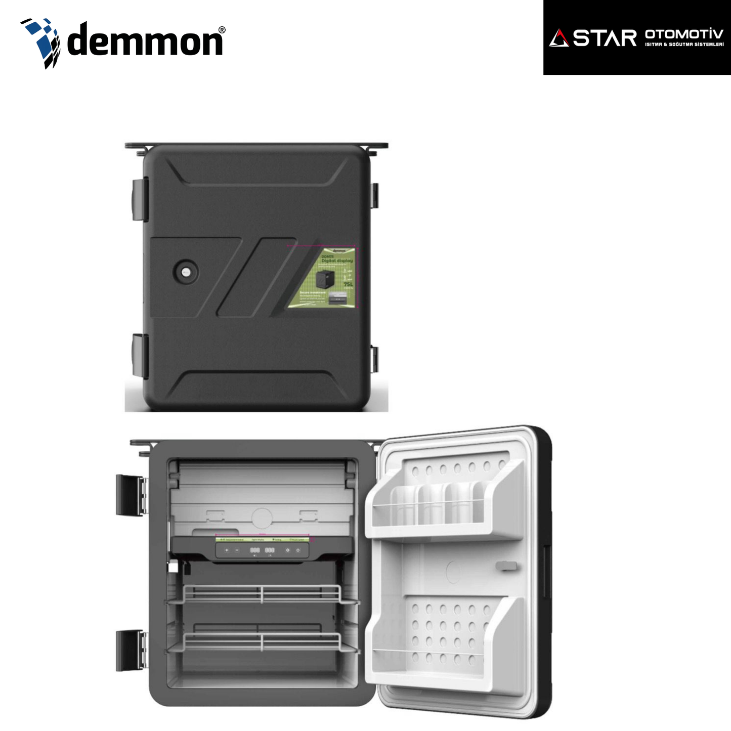 DEMMON DORSE TİPİ ARAÇ BUZDOLABI 75L