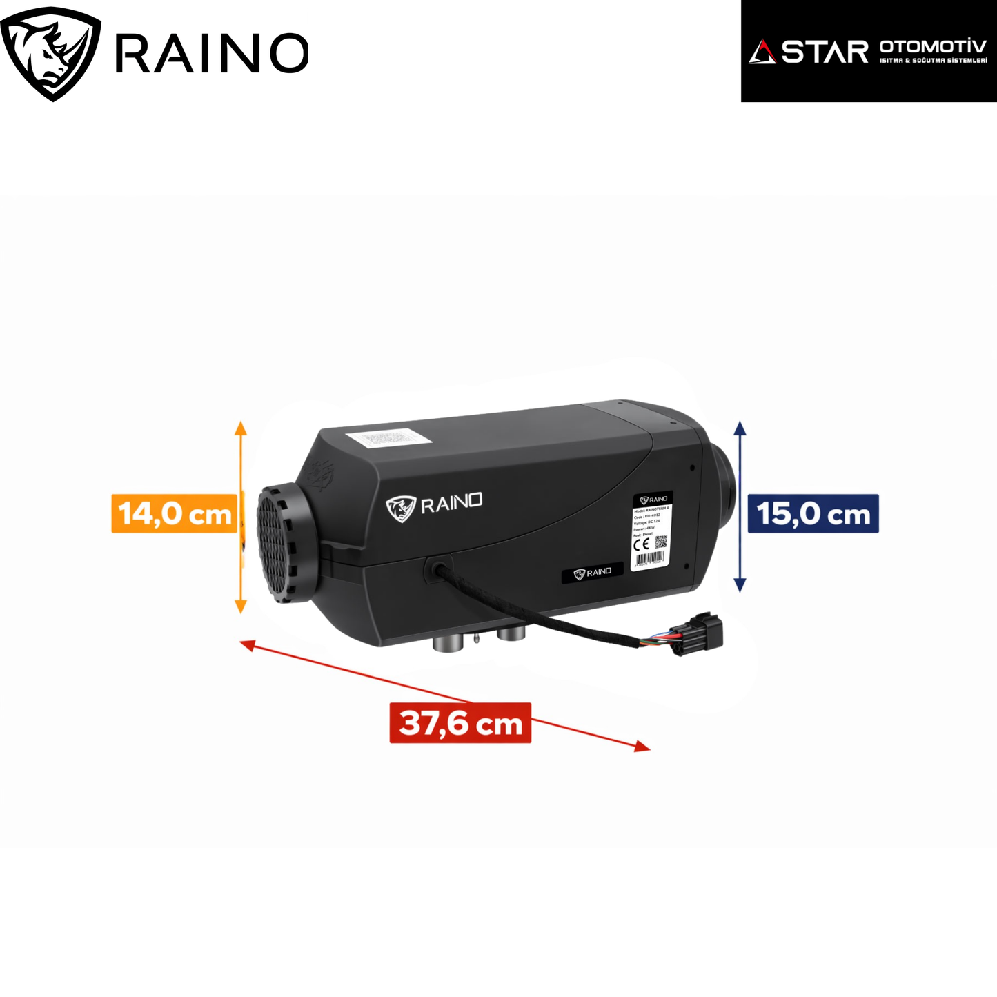 RAİNO D-4 DİZEL ISITICI