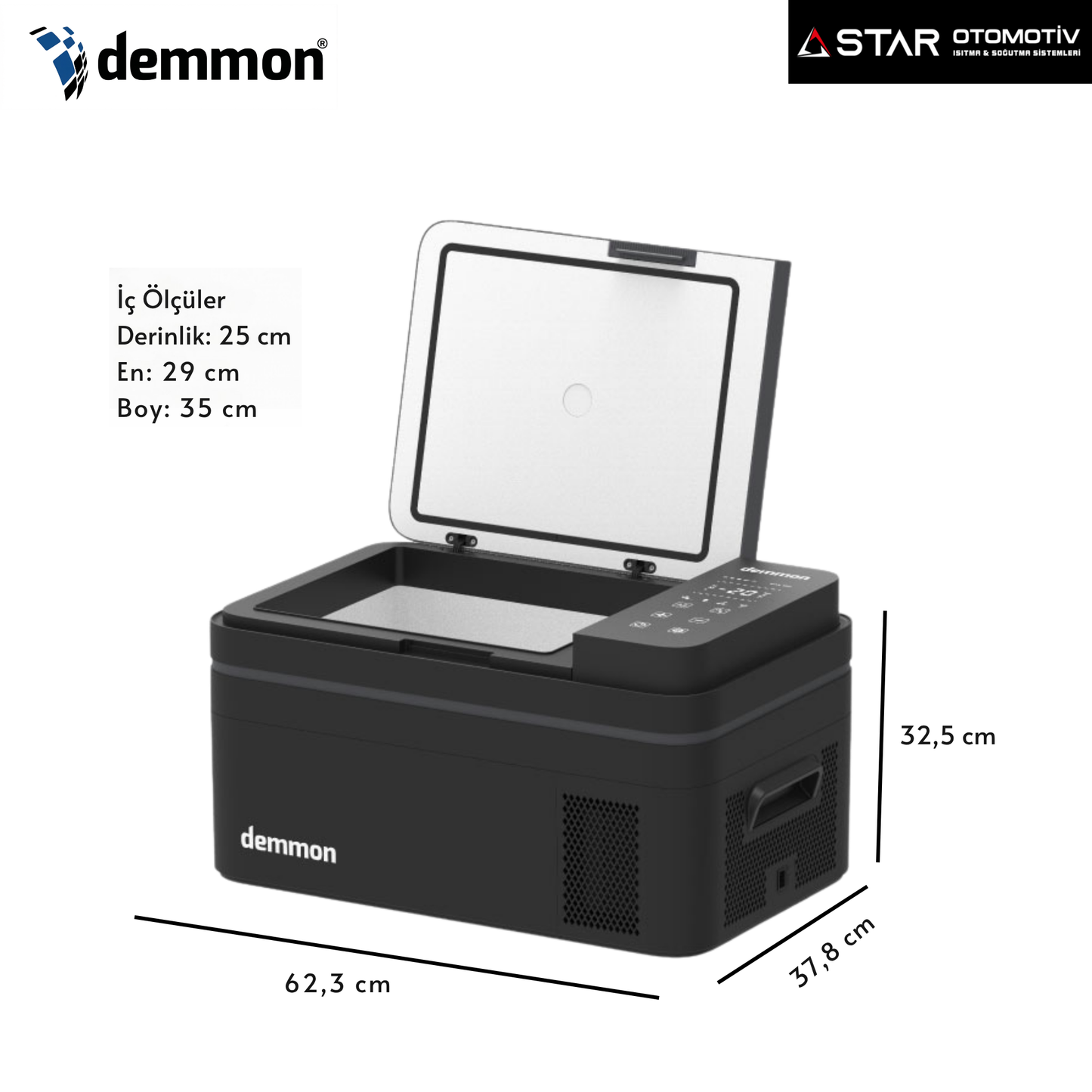 DEMMON DMF-25A ARAÇ BUZDOLABI 25L