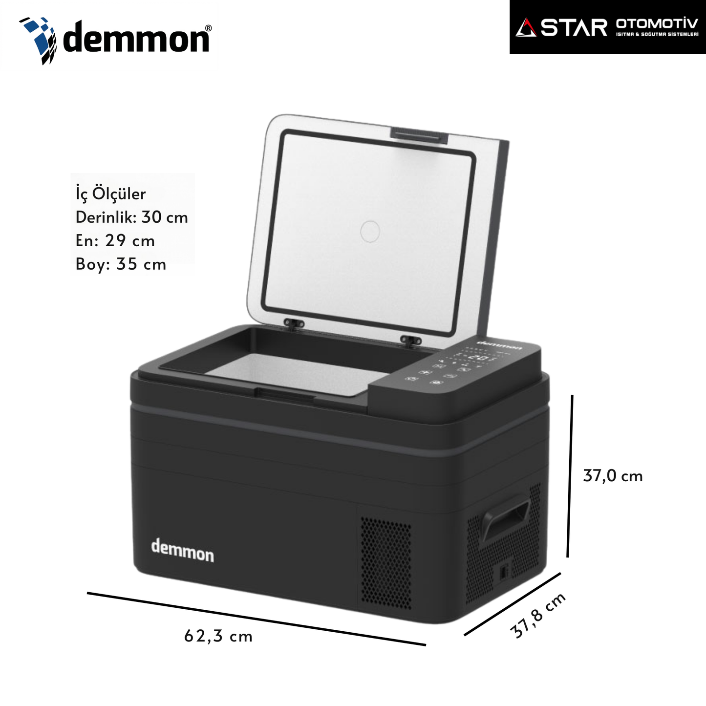 DEMMON DMF-30A ARAÇ BUZDOLABI 30L