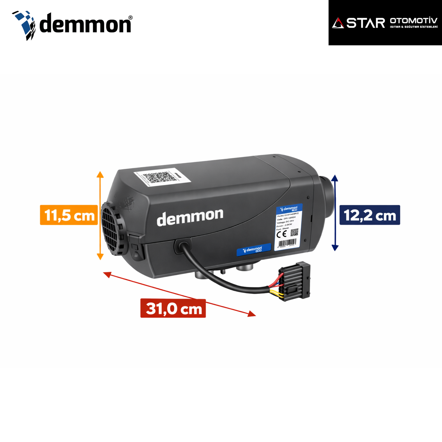 DEMMON ECO-2 DİZEL ISITICI