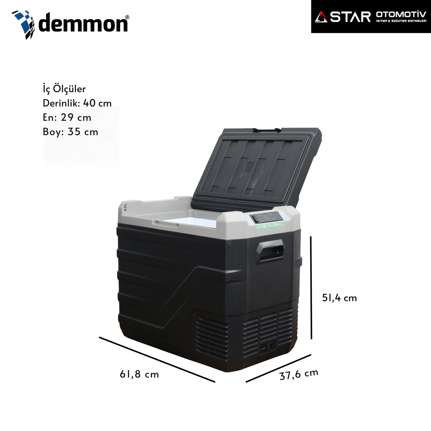 DEMMON DMT-50 ARAÇ BUZDOLABI 50L