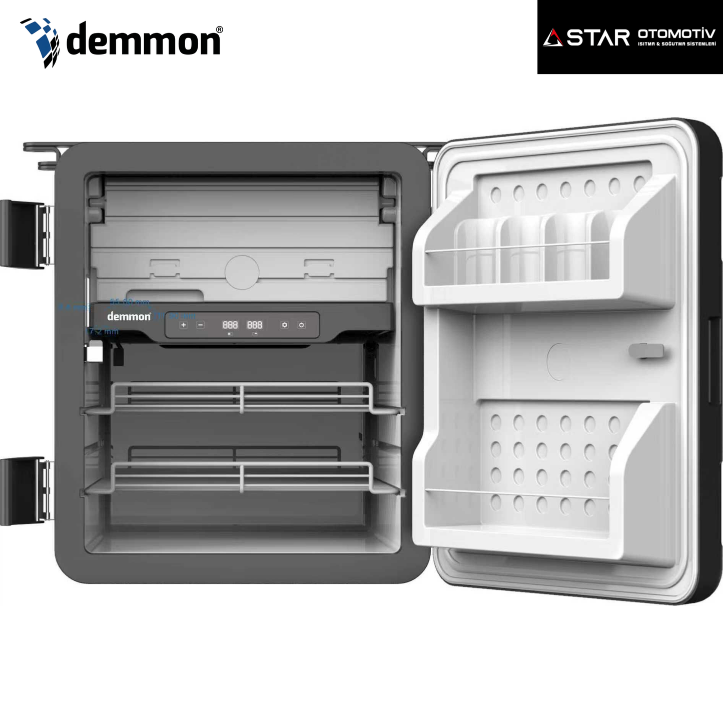 DEMMON DORSE TİPİ ARAÇ BUZDOLABI 75L