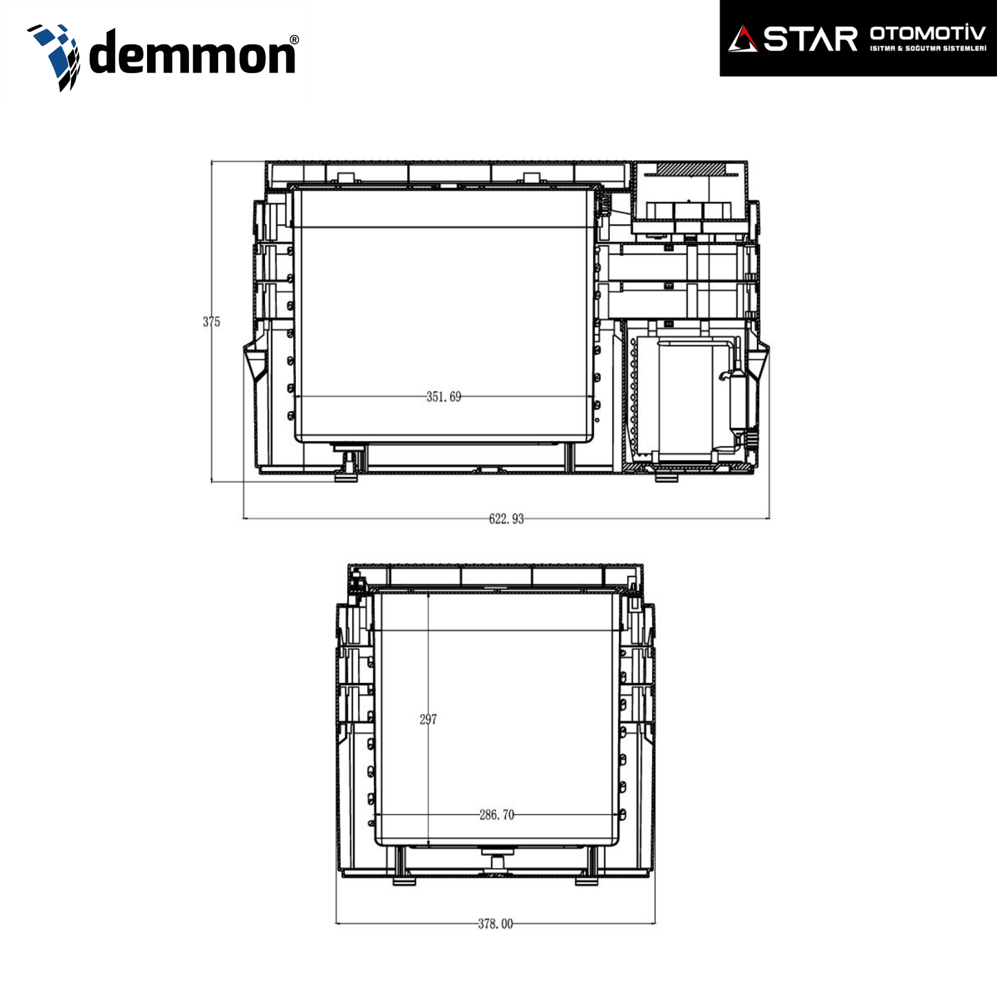 DEMMON DMF-30A ARAÇ BUZDOLABI 30L
