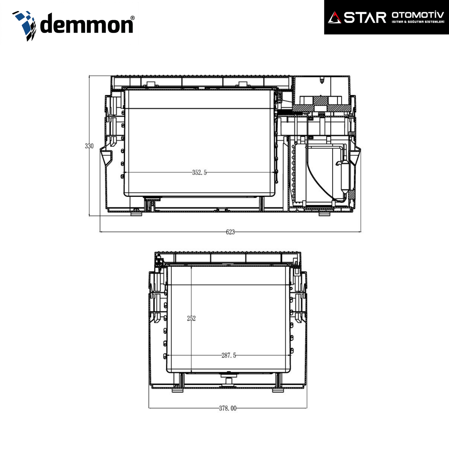DEMMON DMF-25A ARAÇ BUZDOLABI 25L